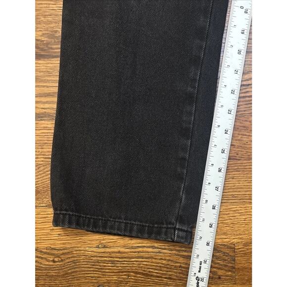 Cotton On Jeans Womens 10 Black Long Straight 30 - Picture 5 of 9